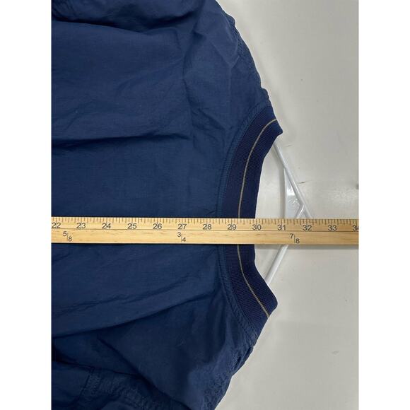 Swingster Windbreaker Size XL USA Today Blue Embroidered Long Sleeve V-Neck - Picture 11 of 12